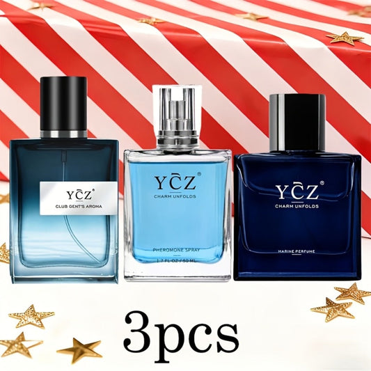 Men's Cologne Gift Set - Eau de Parfum Lavender Fresh & Woody Fragrance, Multi-Piece Sets 2 3 or 4 Bottles