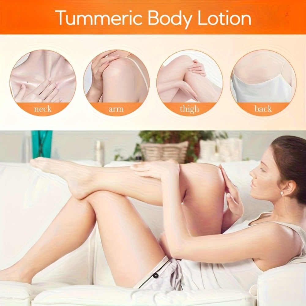 Turmeric Body Lotion 400g with an Alcohol Free Formula for Daily Full Body Moisture Care at Home