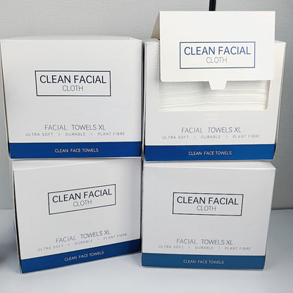 Extra Large Disposable Facial Cleansing Tissues 26×30cm – Thickened Ultra-Soft Cotton Wipes for Face Washing & Makeup Removal