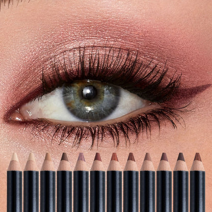 Eyeshadow Pencil Set 12pcs for Women, Matte & Shimmer Thick Stick Foam Eye Shadow Sticks, for Makeup, Travel and Everyday Vanity Use