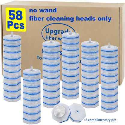 Disposable Toilet Wand Refills 120 or 58 Count Compatible with Clorox ToiletWand Upgraded for Entryways, Bedrooms and Living Spaces