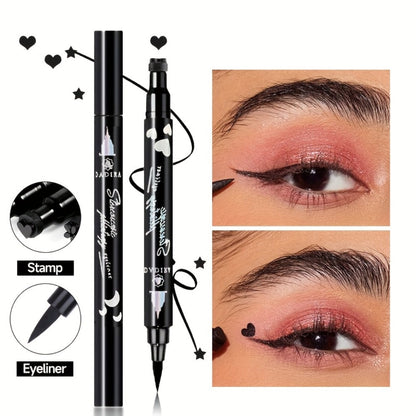 Waterproof Eyeliner Pen Set 6pcs Double-Ended Liquid Eyeliner Kit, Smudge-Proof, Oil-Proof, Precision Eye Liner Pencil for Women