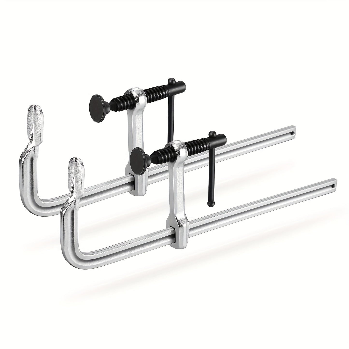 Bar Clamps 12 Inch 2-Pack, Jorgensen Light-Duty Drop Forged Steel Clamps for Woodworking, Welding & DIY Projects