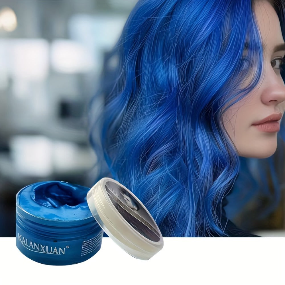 Temporary Hair Color Wax Disposable DIY Styling Cream Y2K Aesthetic for Parties Festivals Halloween Cosplay 9 Colors Blue Purple Red Black