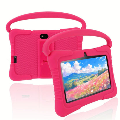 Veidoo 7 Inch Kids Tablet with Drop-Proof Silicone Cover – Eye Protection Screen, WiFi, 2GB RAM 16GB/32GB ROM, Dual Camera