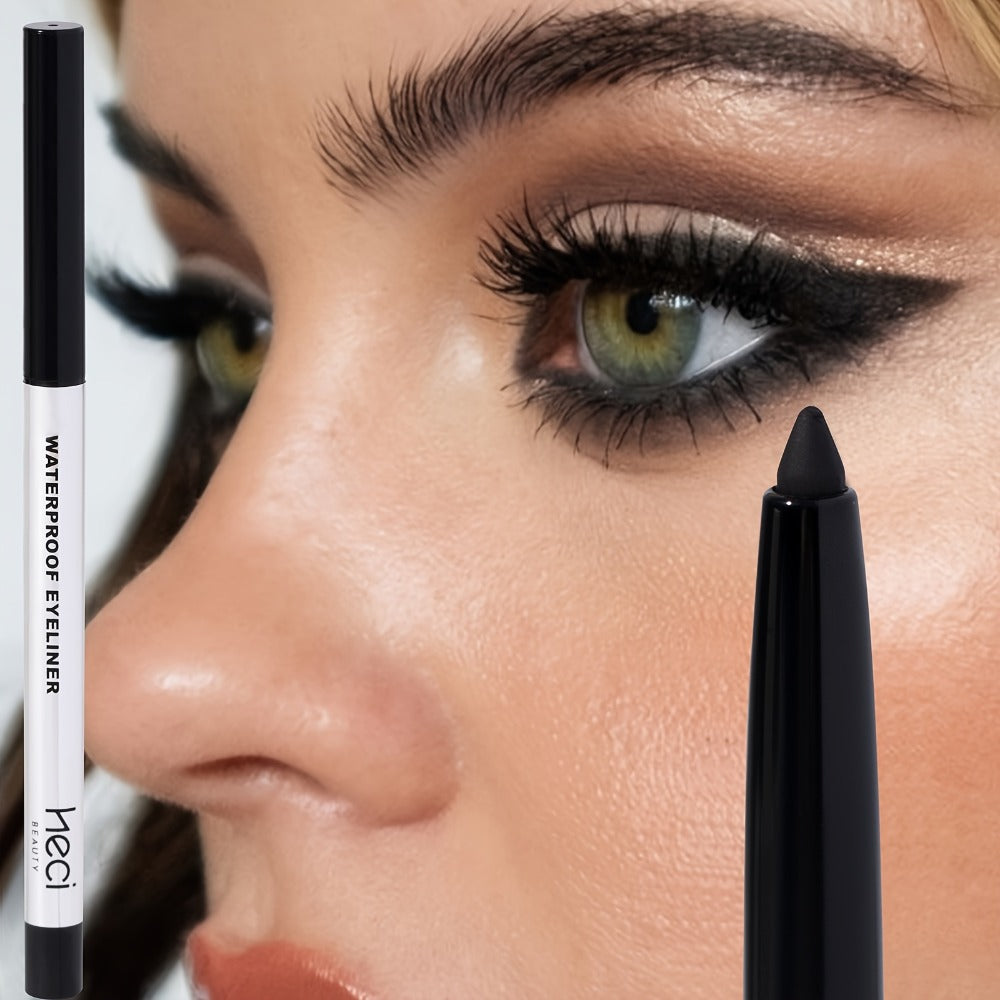 Quick-Dry Brown & Black Gel Eyeliner Pencil 3 Pack Waterproof Smudge-Proof, for Makeup, Travel and Everyday Vanity Use