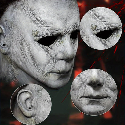 Scary Halloween Mask for Adults, Original Realistic Horror Full Face Mask for Cosplay, Prom, Haunted House & Halloween Party Costume