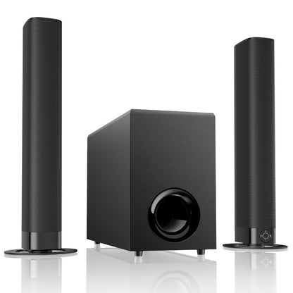 Detachable 31.5-Inch TV Soundbar with Remote, ARC, Optical and AUX Connections and Subwoofer Options