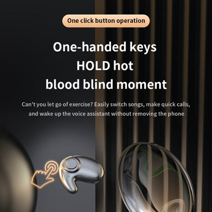 Low-Profile Round-Case Mini Sleep Earbuds with Digital Battery Display in Black, Khaki or White