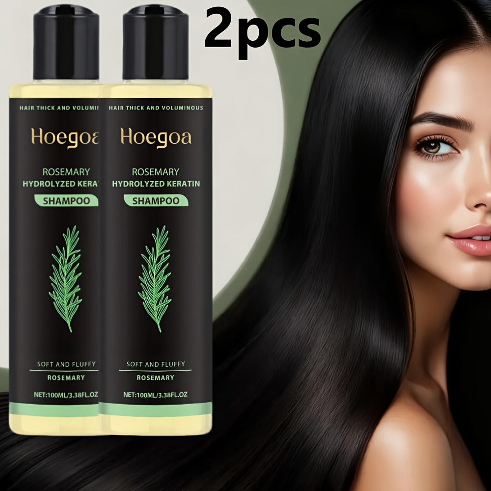 Rosemary Shampoo 2 Pack for Women & Men, Deep Cleansing Strengthening Hair Care with Rosemary Extract