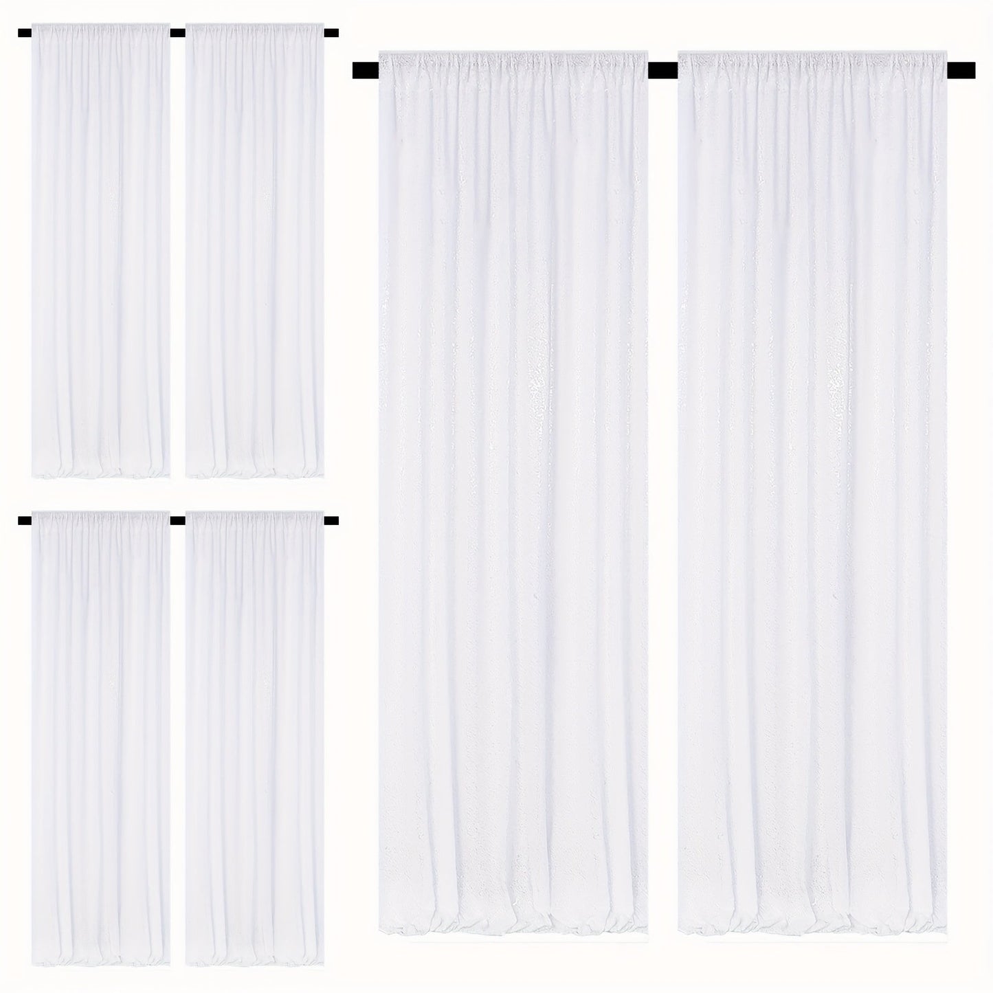 Sequin Backdrop Curtains 2FTx8FT Glitter Photography Background Panels for Party Wedding Birthday for an Everyday Personal Care Routine