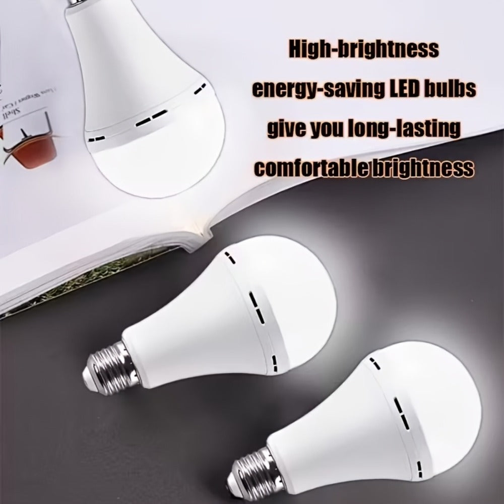 Rechargeable Emergency LED Bulb 2000mAh 60W Equivalent 6000K with Hook for Entryways, Bedrooms and Living Spaces
