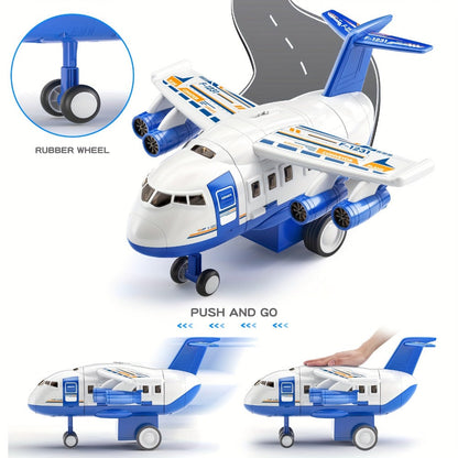Kids Airplane Toy with LED Lights & Music with the Listed Color, Size or Set Options for Everyday Use