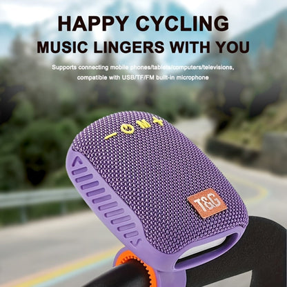 T&G 392 IPX5 Cycling Bluetooth Speaker, Compact Outdoor Wireless Speaker with TWS Stereo, FM Radio