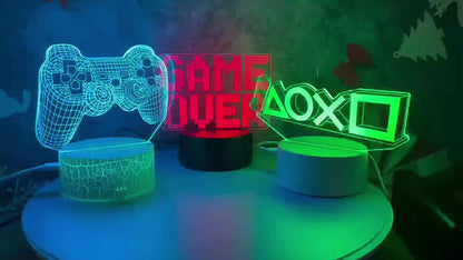 3D Holographic Dinosaur Night Lamp 16 Color Changing T-Rex LED Bedside Lamp Remote Touch for Entryways, Bedrooms and Living Spaces