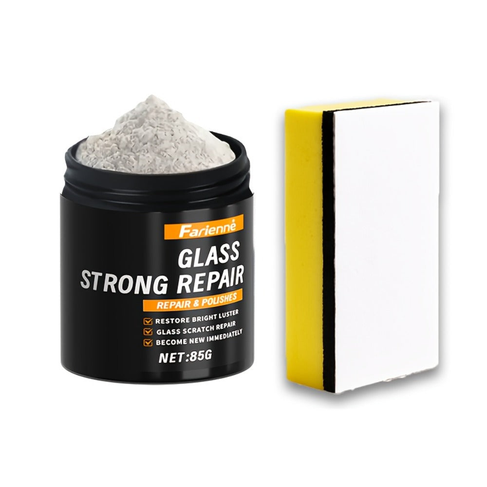 Glass Polishing Powder – Nano Windshield Scratch Repair & Clarity Restoration, Safe for All Glass Types, Car Windshield Detailing
