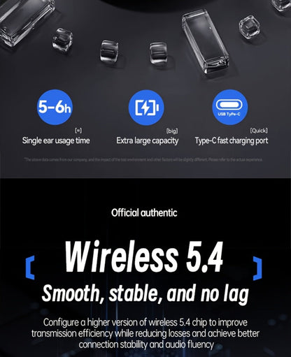 Acer TWS In-Ear Earbuds Noise Canceling Touch Control Sports Wireless Headphones Long for Bedside Audio, Alarms and Room Entertainment