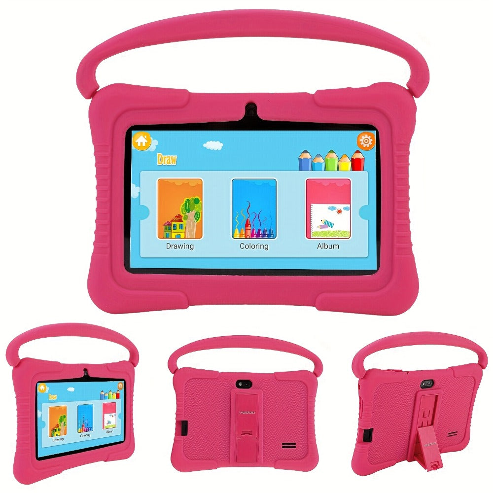 Kids Tablet 7 Inch with 2GB RAM, 16GB or 32GB Built-In Storage, 1TB Expansion Support and Silicone Case