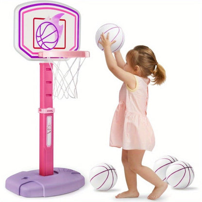 Toddler Basketball Hoop Adjustable Height 2.5-3.5ft Kids Basketball Goal with the Listed Color, Size or Set Options for Everyday Use