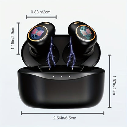 Monster True Wireless Earbuds Bluetooth 5.3 TWS Hi-Fi Sound Dual Noise-Cancelling Mic Touch for an Everyday Personal Care Routine