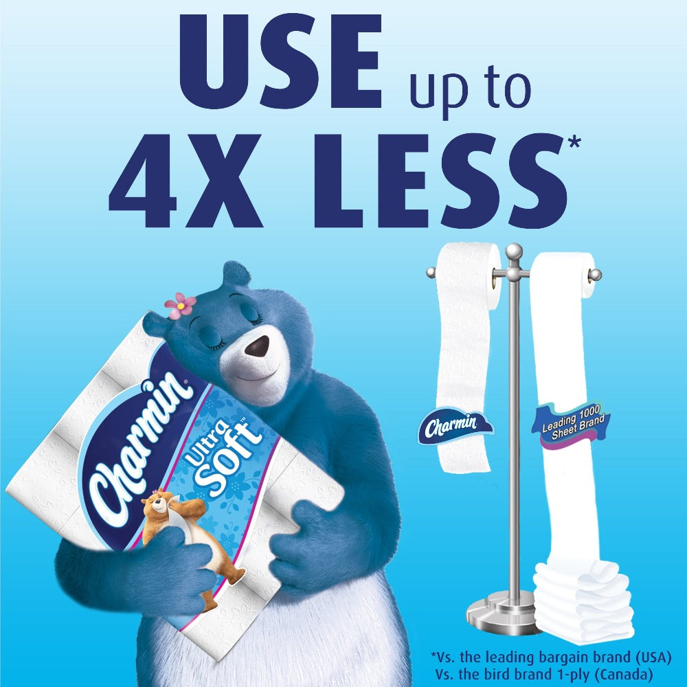 Charmin Ultra Toilet Paper Mega Roll - 2-Ply 200 Sheets per Roll, & Strong Bath Tissue, Available in Mega