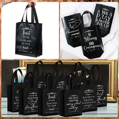 Christian Gift Bags Bulk with Handle for Parties, Celebrations and Guest Favors, with the Listed Configuration