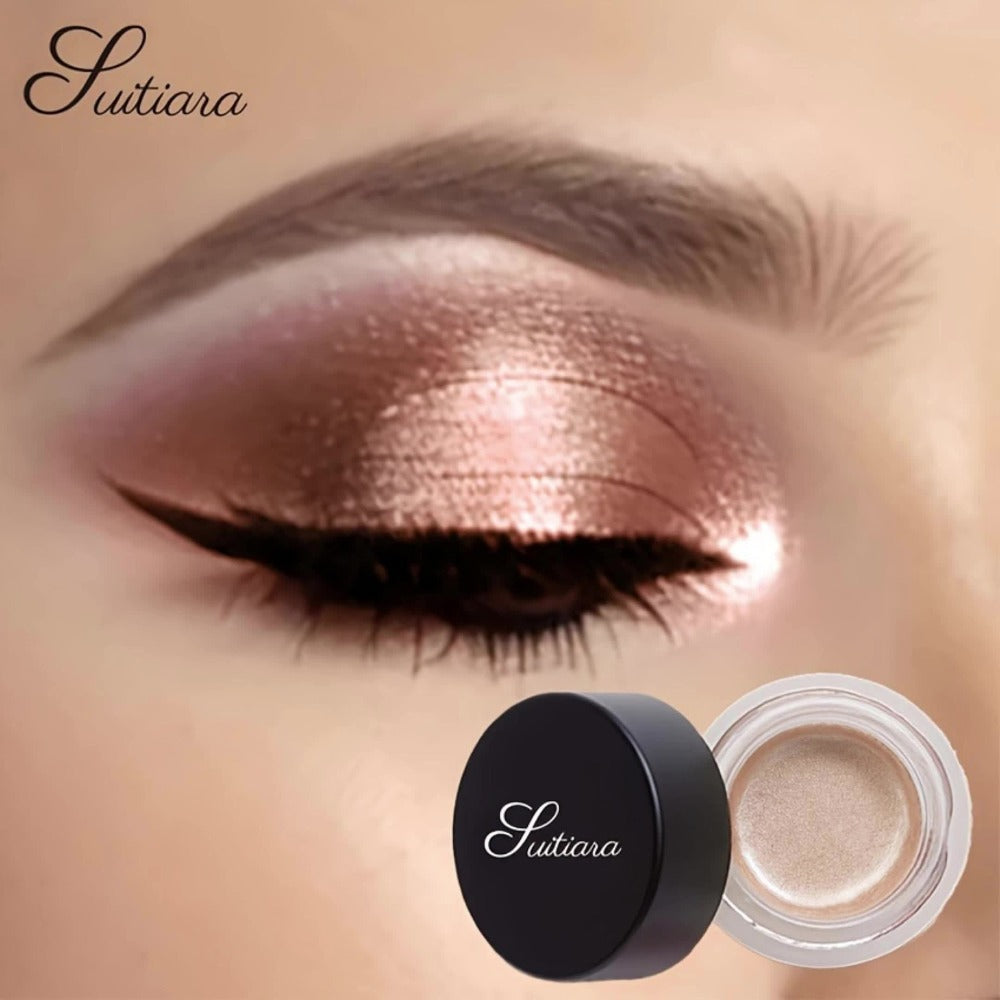 Jelly Gel Eyeshadow 2 Pack Sunset Copper Shimmer High Gloss Metallic Finish Fade Resistant, for Makeup, Travel and Everyday Vanity Use