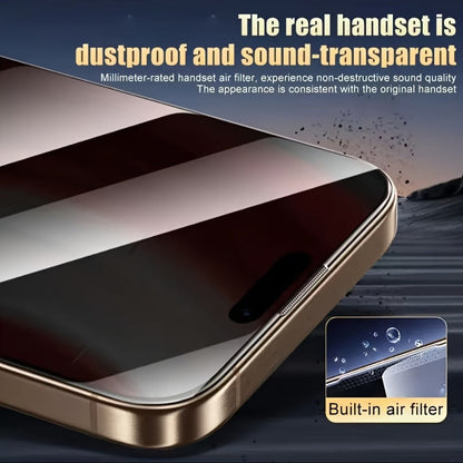 Screen Protector, 5-Piece Privacy Tempered Glass Set with Dust-Free Installation Cabin for iPhone Air, 17, 17 Pro Max and XS