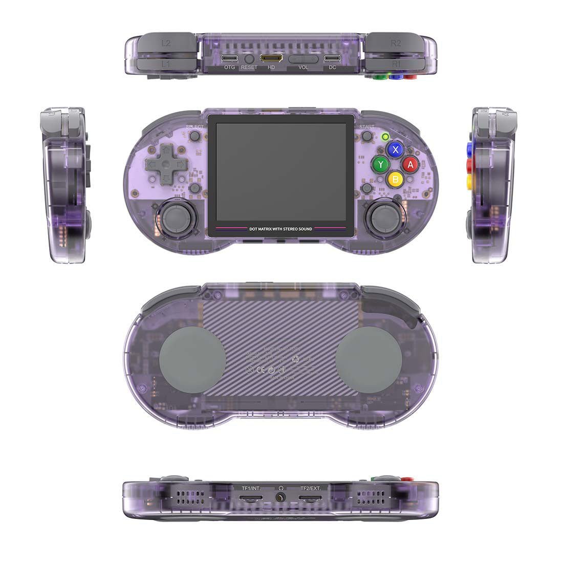 Handheld Game Console Anbernic RG353PS with 3.5-inch IPS OCA Full-Fit, 4:3 Ratio, 16GB+64GB, 16GB+128GB or 16GB+256GB Options, Linux, HDMI