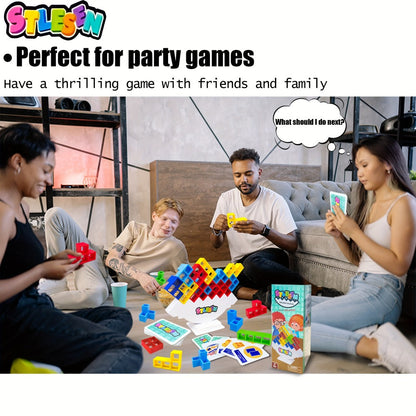Balancing Stacking Blocks Game Set with the Listed Color, Size or Set Options for Everyday Use