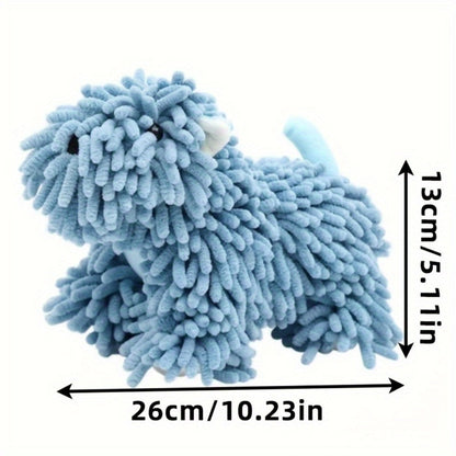 Microfiber Kitchen Towels Super Absorbent Cute Puppy Cartoon Design Dish Towels for Kitchen Bathroom Hand Towel Knit Fabric Quick Dry Blue