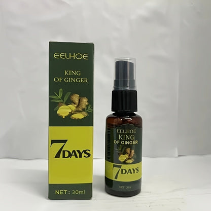 Ginger & Biotin Hair Growth Gift Set 2-Pack - Ginger Scalp Oil + Biotin Strengthening Serum for Home, Travel and Salon Hair Styling