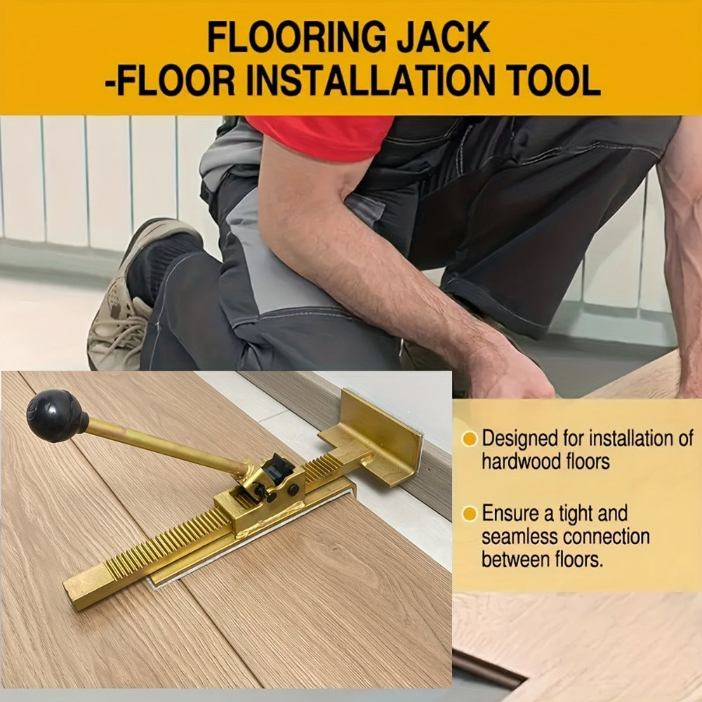 Hardwood Flooring Jack & Positioning Tool for Installing & Straightening Hardwood Floors – Professional Floor Installation Tool for Tongue