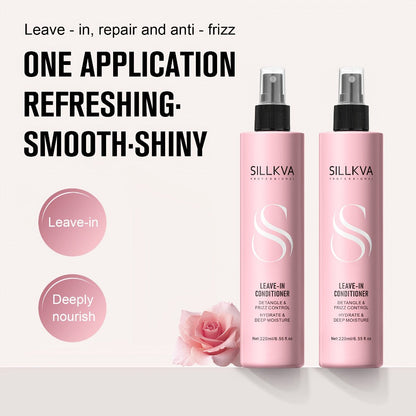 Leave-In Conditioner Spray with Heat Protectant 6.55oz, Deep Conditioning Anti-Frizz No-Rinse Hair Spray