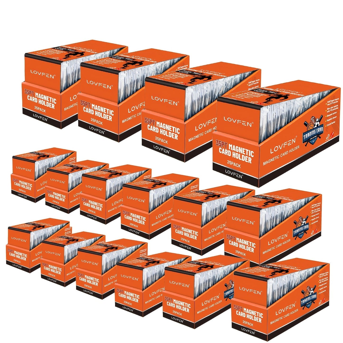 400ct Magnetic Card Holder 35pt with the Listed Color, Size or Set Options for Everyday Use