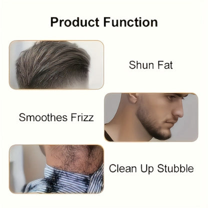 Cordless Hair Clipper for Men – USB Rechargeable Electric Trimmer with Guide Comb, Self Haircut Kit for Home Barbershop Fade