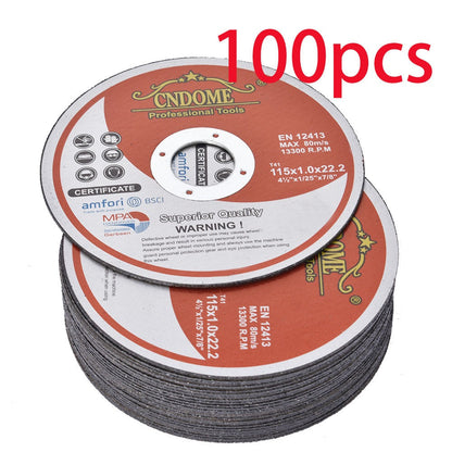 Cut-Off Wheels 100-Pack 4-1/2 Inch Aluminum Oxide Cutting Discs - 0.040" Thin Kerf, 7/8" Arbor, 13300 RPM for Angle Grinder