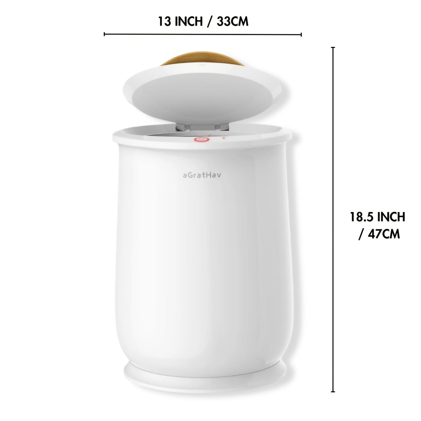 Electric Towel Warmer Bucket Ultra Large Capacity Fits Two 40x70 Towels ETL FCC Certified 1-Min Heat Auto Shut-Off Silent Spa Bathroom