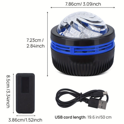 Aurora Borealis Projector Night Light 4-in-1 USB, Star Galaxy Ocean Wave & Spiral Aurora Modes