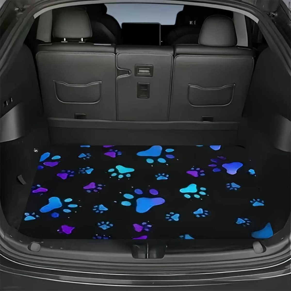 Car Trunk Mat Cargo Liner – Waterproof Non-Slip Trunk Floor Mat with Pattern Designs to Protect Vehicle Interior from Dirt