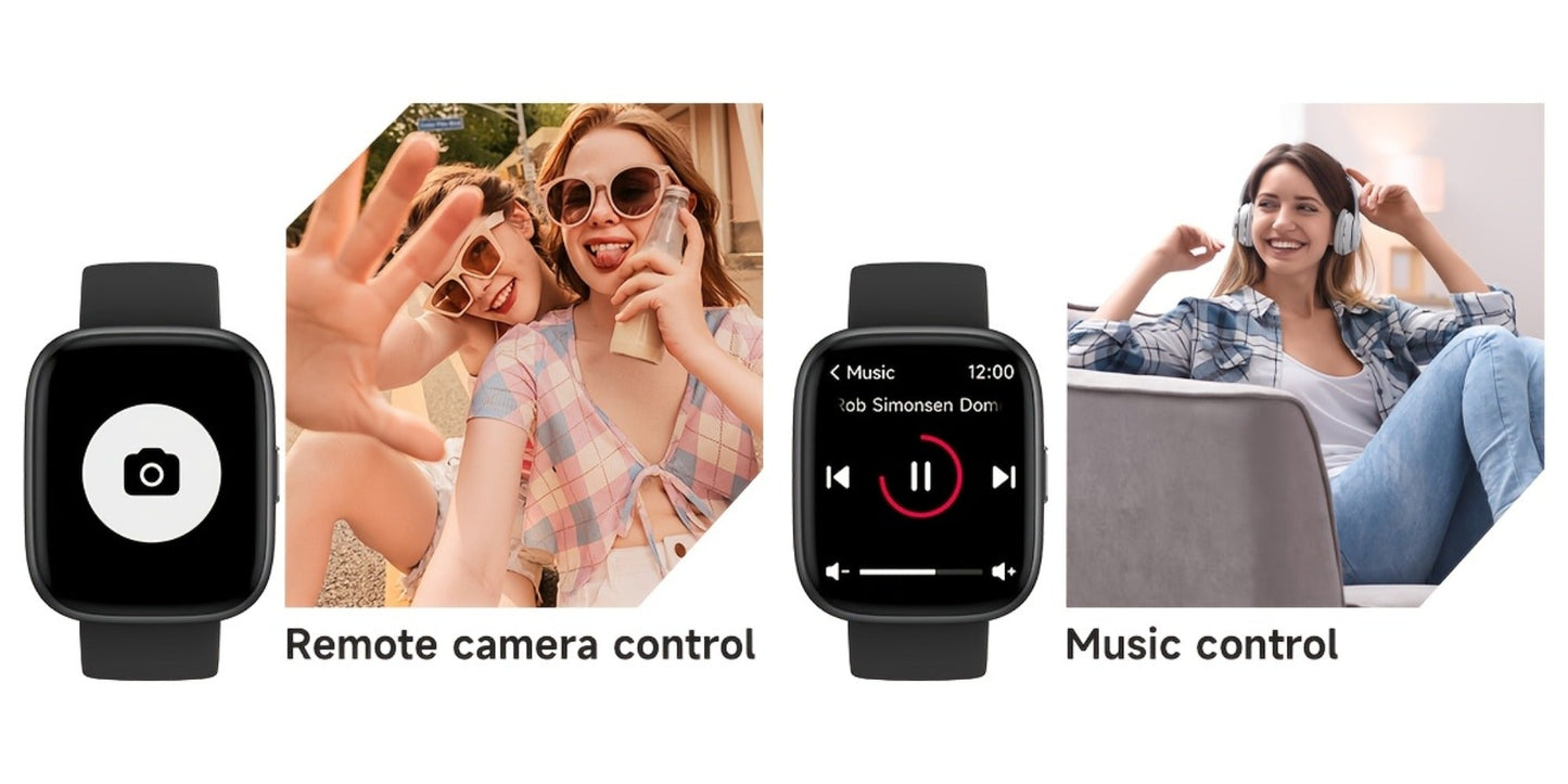Smartwatch Alexa Built-in 1.83" HD – Wireless Calling, 100+ Sport Modes, Heart Rate, SpO2 and Sleep Readouts, Optional Woven