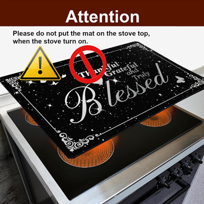 Glass Cooktop Protector Cover Heat Resistant Scratch Proof Appliance Mat for Stove Oven for Entryways, Bedrooms and Living Spaces