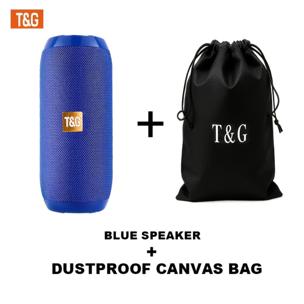 Portable Bluetooth Speaker TG117 with 10W Output, IPX4, 1200mAh Battery, 33ft Range and Mic