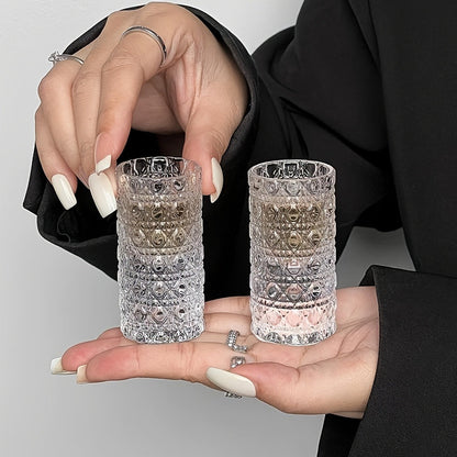 Shot Glass Set Diamond Engraved – Whiskey Vodka Tequila Glasses for Parties Weddings Home Bar Entertaining Reusable Barware Gift