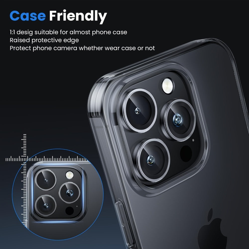 iPhone Camera Lens Protector 5PCS Multi-Color Set – Rear Camera Cover for iPhone 11 / 14 / 14 Plus / 15 Pro / 15 Pro Max
