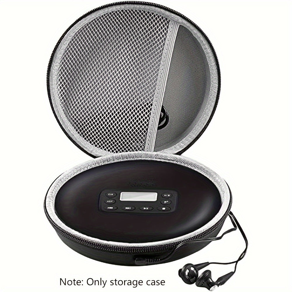 CD Player Carrying Case Shockproof Travel Organizer Bag – Fits GPX Soulcker ARAFUNA HOTT MONODEAL Disc Players