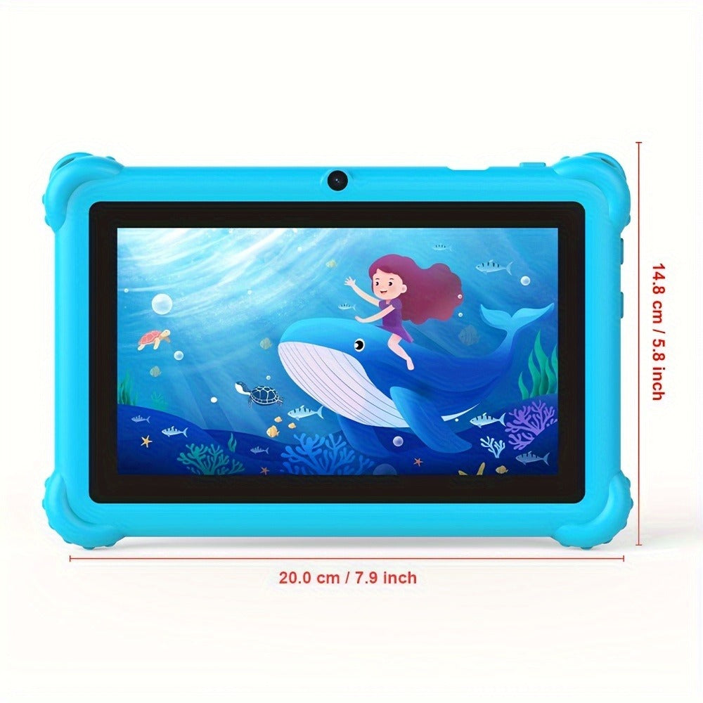 Kids Tablet PEICHENG 7 Inch with 2GB RAM, 32GB Built-In Storage, Dual Cameras, WiFi and Silicone Case