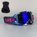 Solid Color - Black and Blue Frame - Colorful Lens and Headband