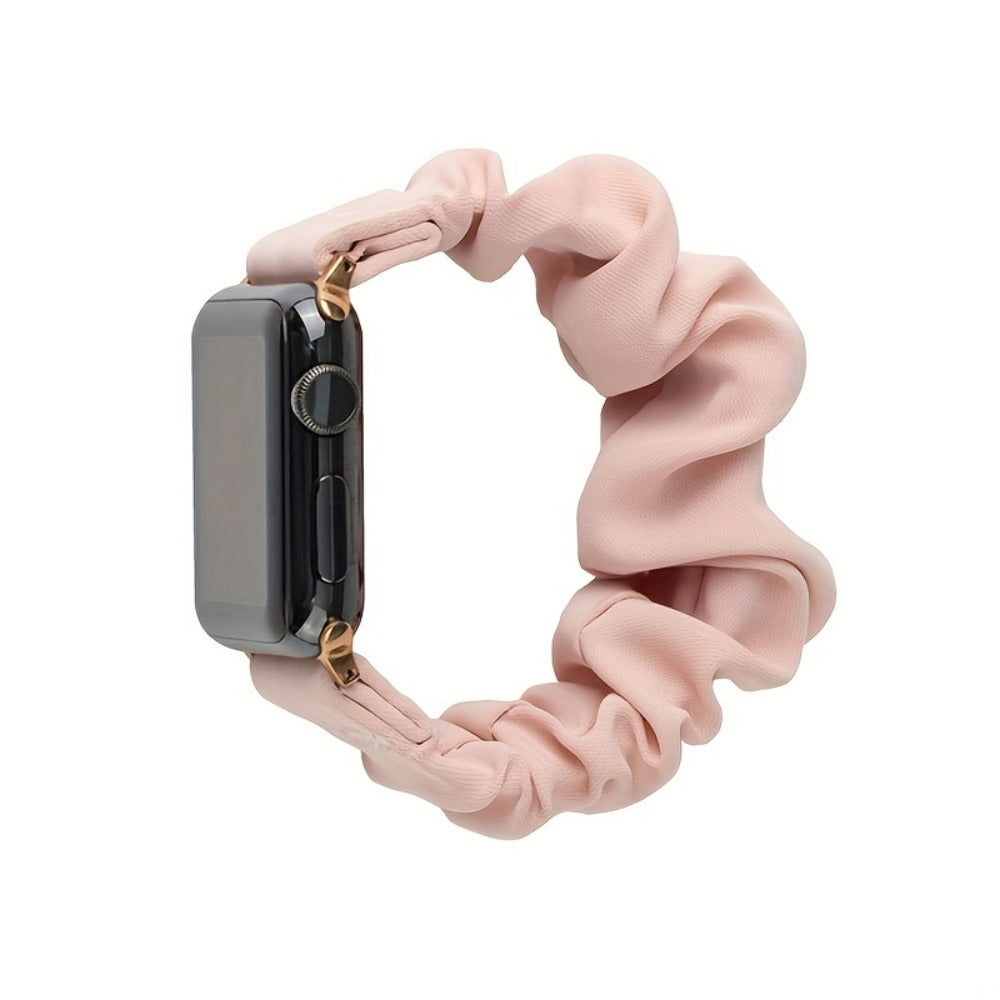 Nylon Elastic Apple Watch Band Women 4-Pack Adjustable Loop Aluminum Butterfly Clasp Strap for an Everyday Personal Care Routine