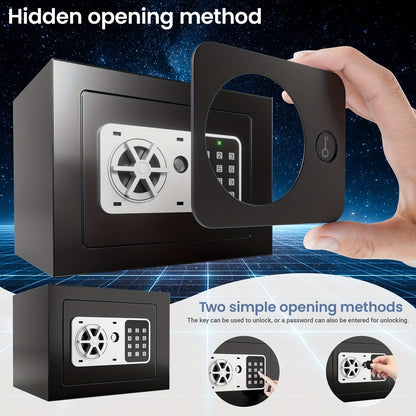 Fingerprint Safe Box with Password and Key Lock 0.3 0.8 1.13 1.71 Cu Ft Home Security Safe for Entryways, Bedrooms and Living Spaces